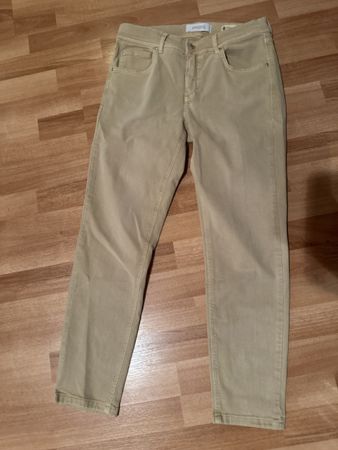 Angels Damen Hose beige Gr. 40 einf. Bundweite ca. 39 cm