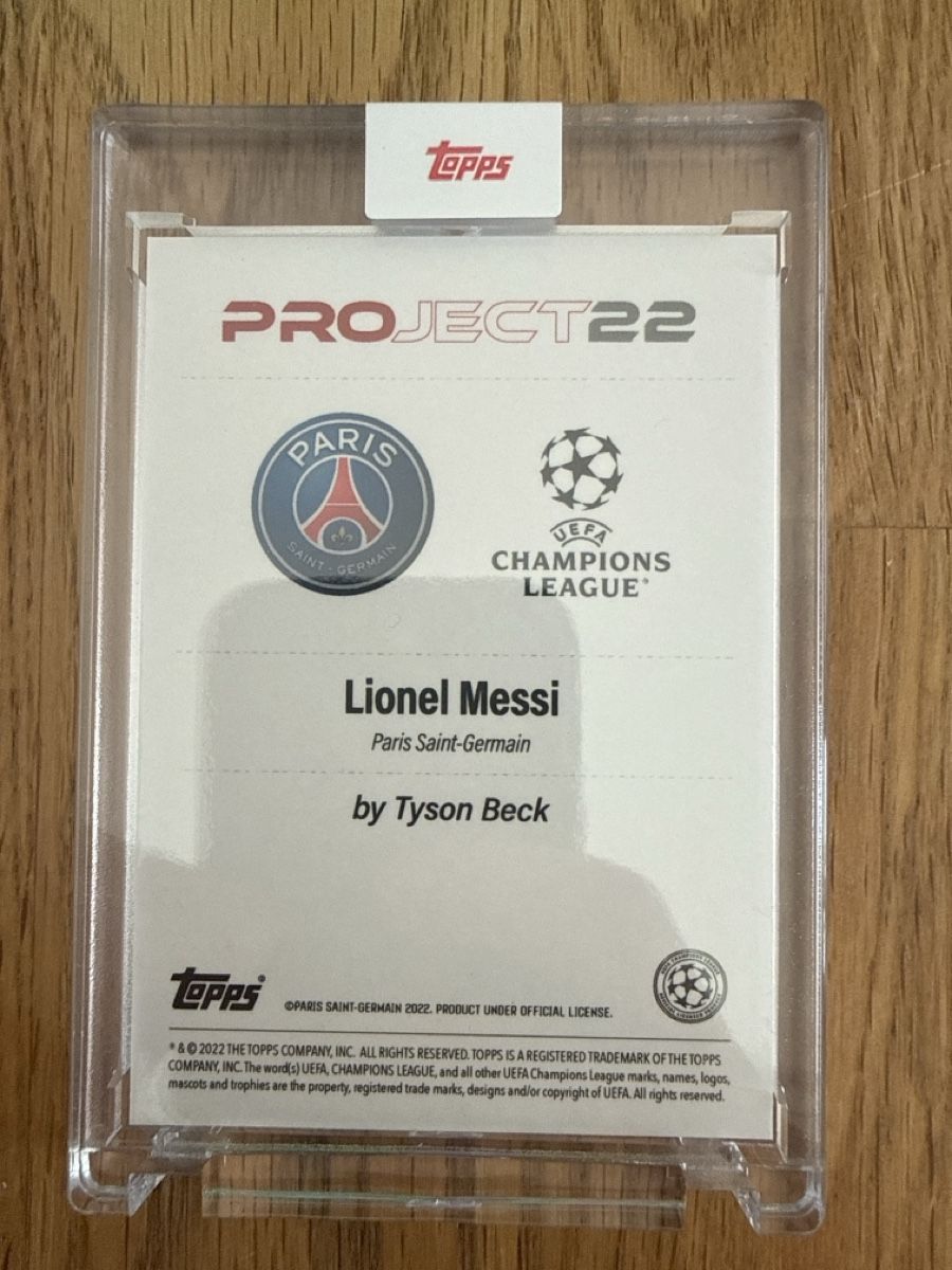 Topps Carte collezionabili: Lionel Messi Topps Project 22 – Nuovo (secondo la descrizione) da Grabs venduto da EDU2026 1