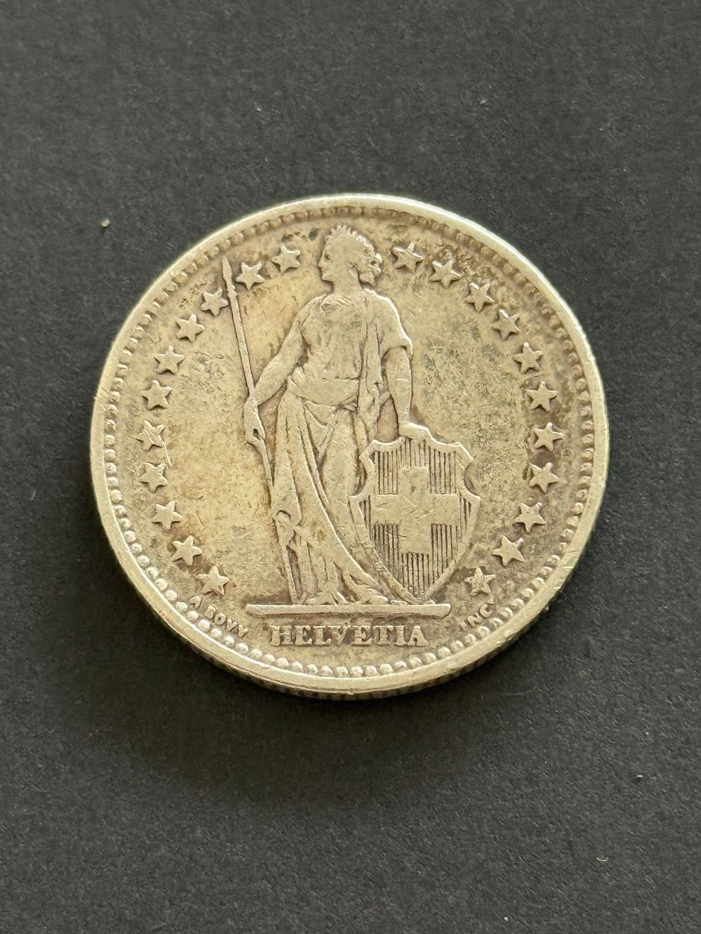 Alle Münzen: 2 Franken 1914  Rar – Gebraucht aus Wallisellen von SWISS_SILVER1 1