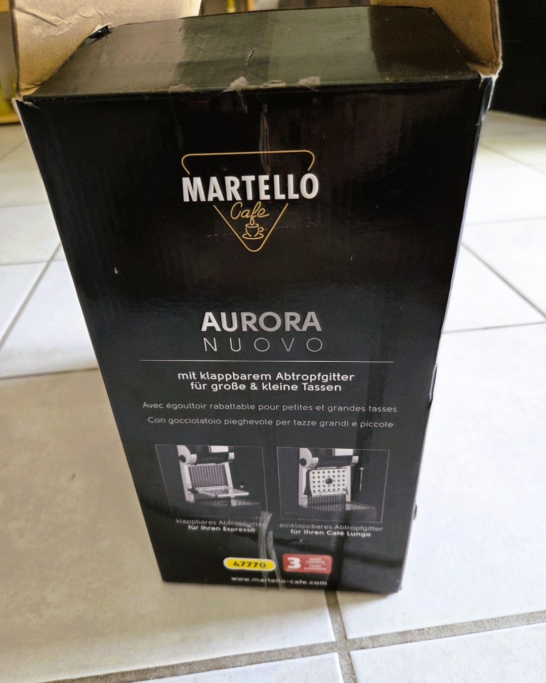 Kaffeemaschinen & Espressomaschinen: KAFFEEMASCHINE MARTELLO AURORA – Gebraucht aus Brüttisellen von Nighttrain 5