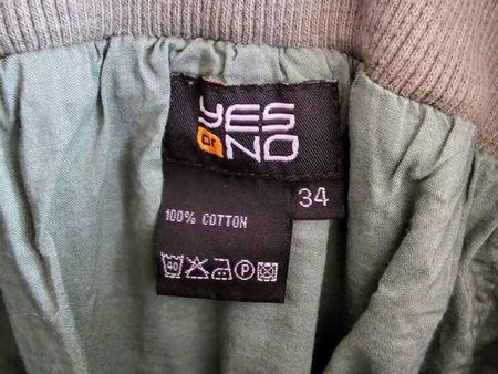jupe courte kaki Yes or No T34 poches printemps été neuve