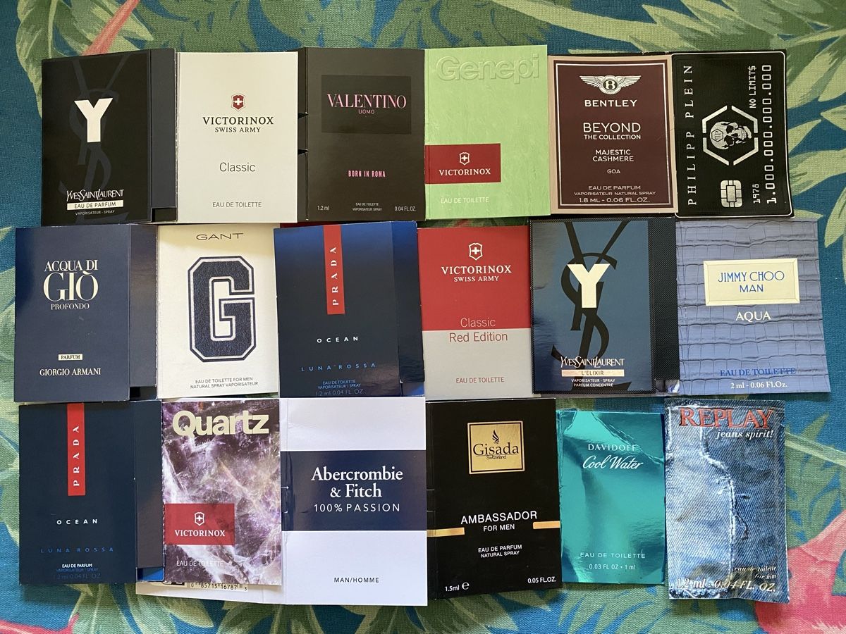 Parfum & Eau de Toilette: 18 échantillons parfums homme – Neu und originalverpackt aus Bouveret von wes_7zll