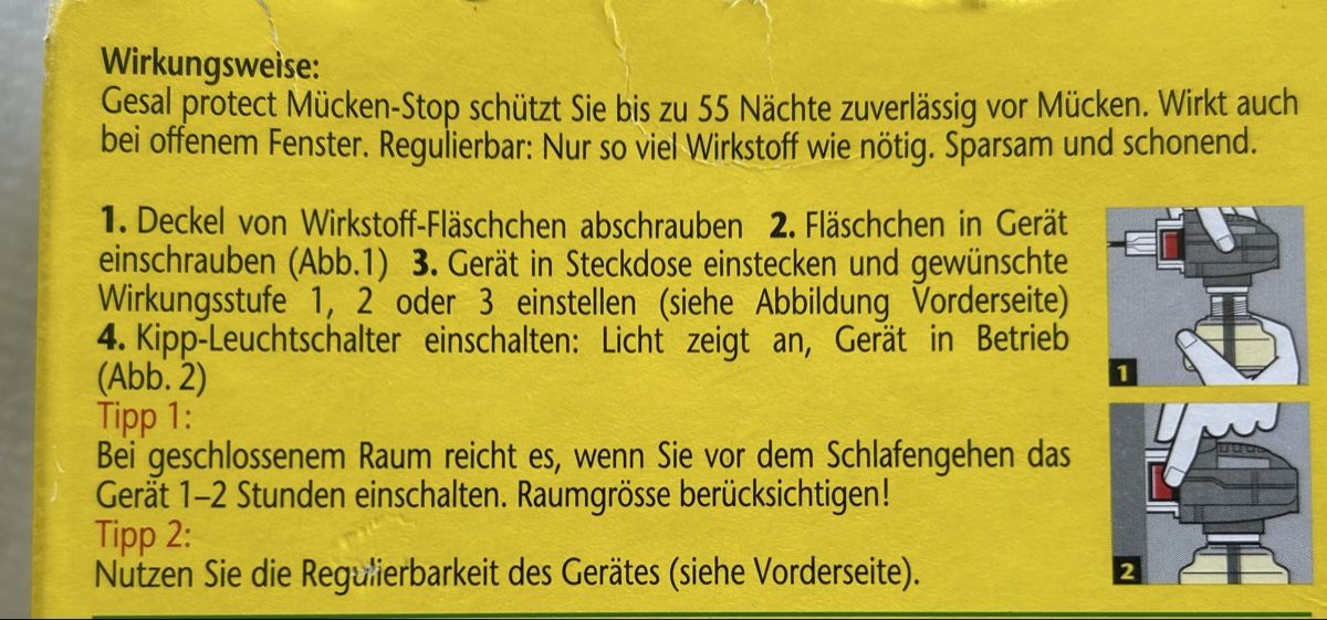 Sonstiges für Haushalt & Wohnen: Mücken- Stop – Neu (gemäss Beschreibung) aus Frauenfeld von berk39 1