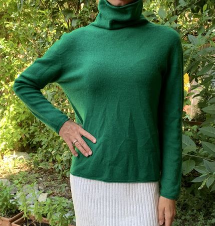 Maglione Dolcevita di Lana100%-tg M/L-nuovo