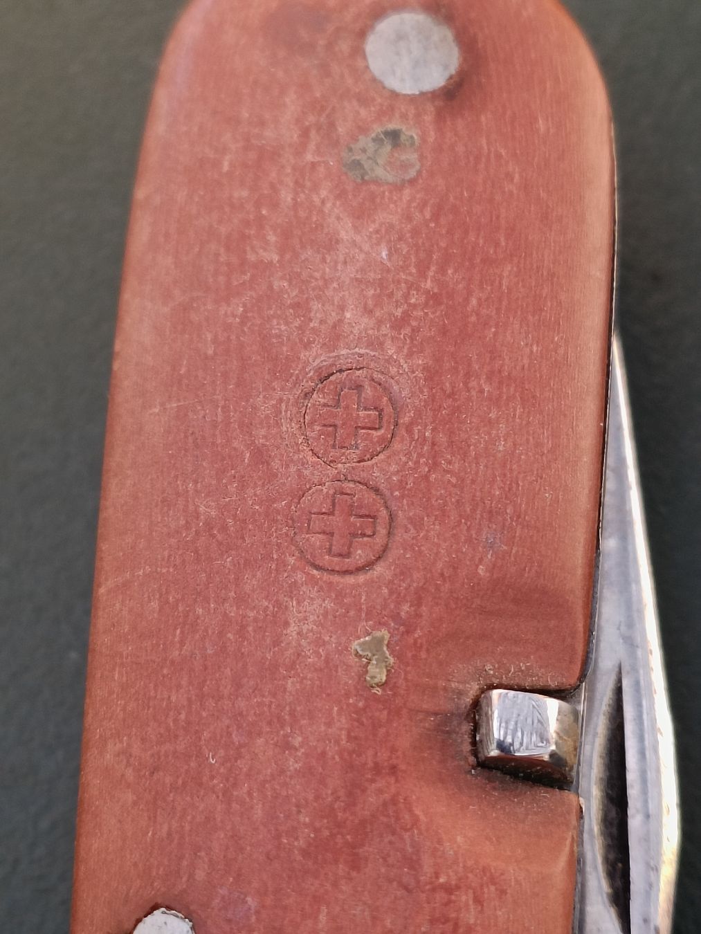 Schweizer Armee Coltelli tascabile: Sackmesser Elsener Schwyz 1945 – Usato da Brugg AG venduto da Ente015 1