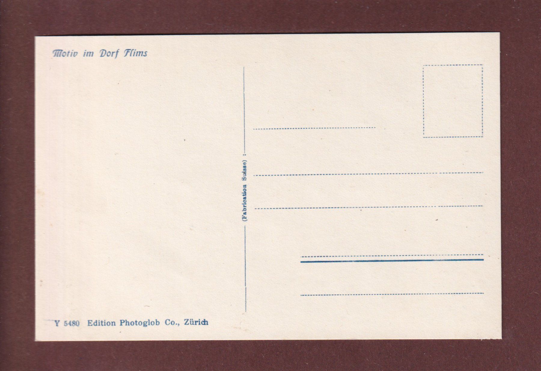 Cartoline postali: FLIMS - Motiv – Usato da Pully venduto da nicecards 1