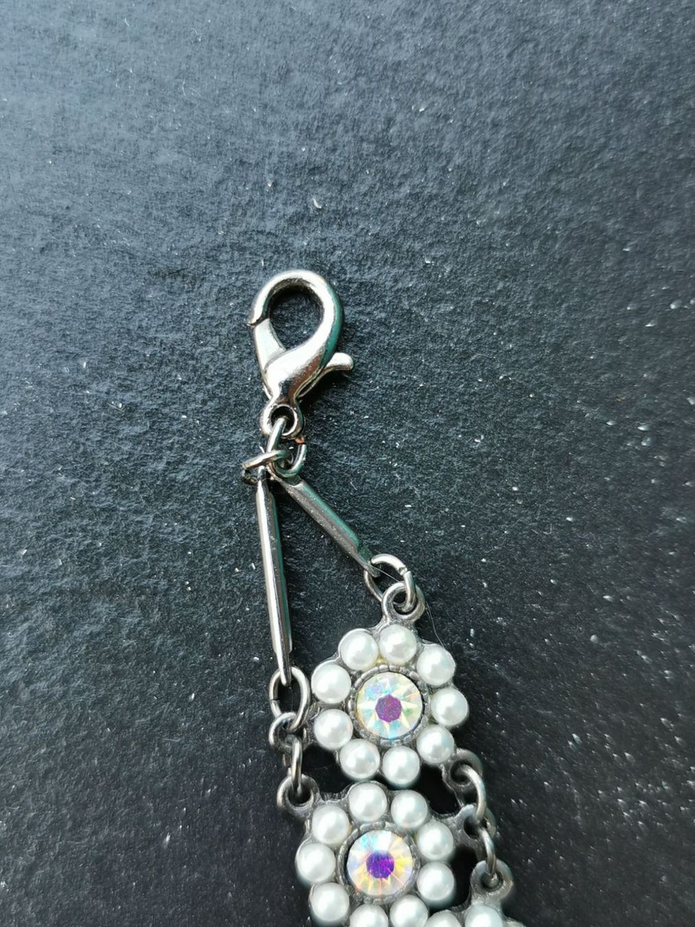 Armbänder & -reifen: Bracelet souple laiton, perles et strass – Gebraucht aus Veyrier von Leilazizou 3