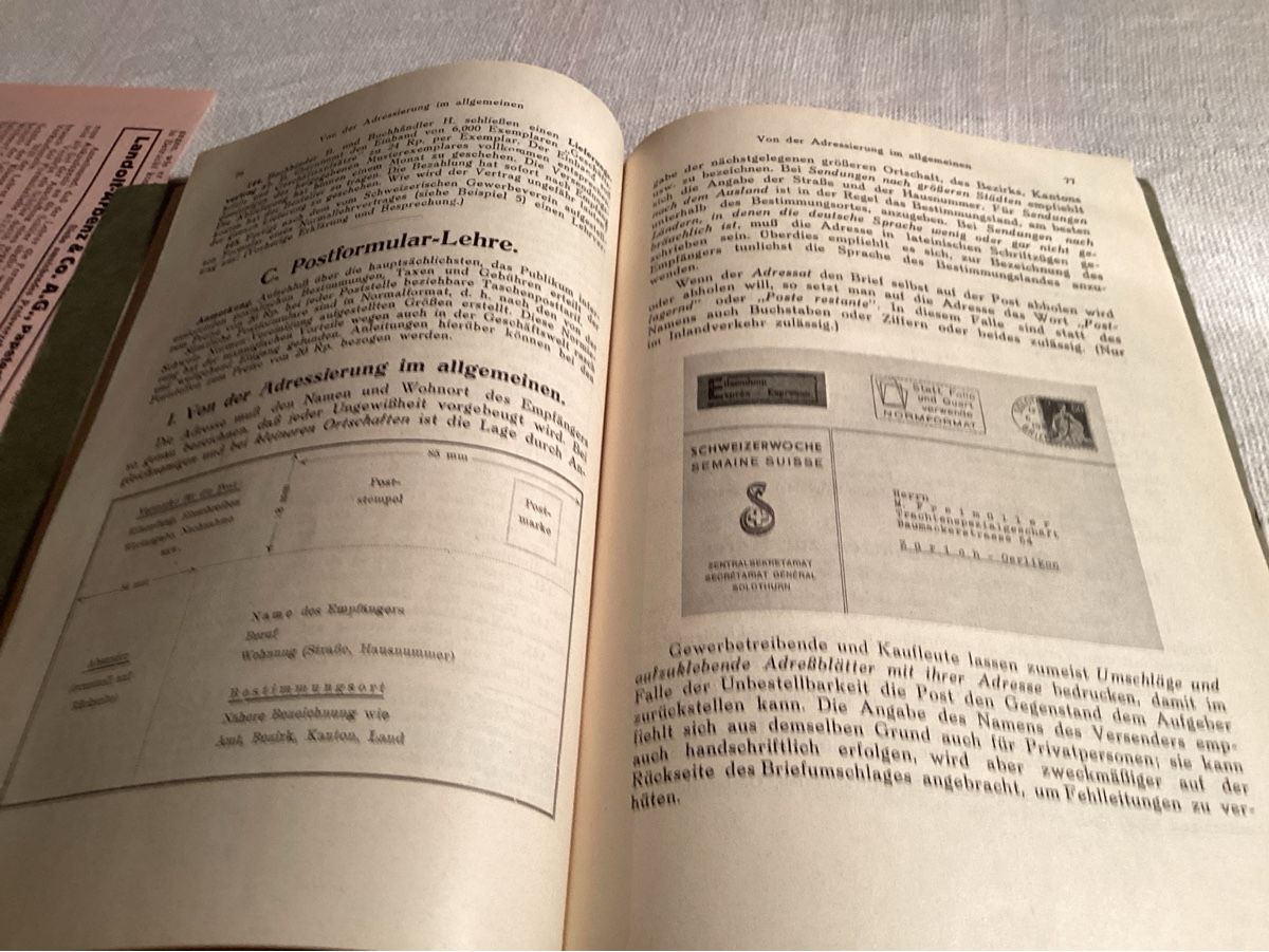 SBB/CFF/FFS Documenti: Eisenbahnformularlehere 125 pages 1937 intéressant – Usato da Luc (Ayent) venduto da Rebouille 4