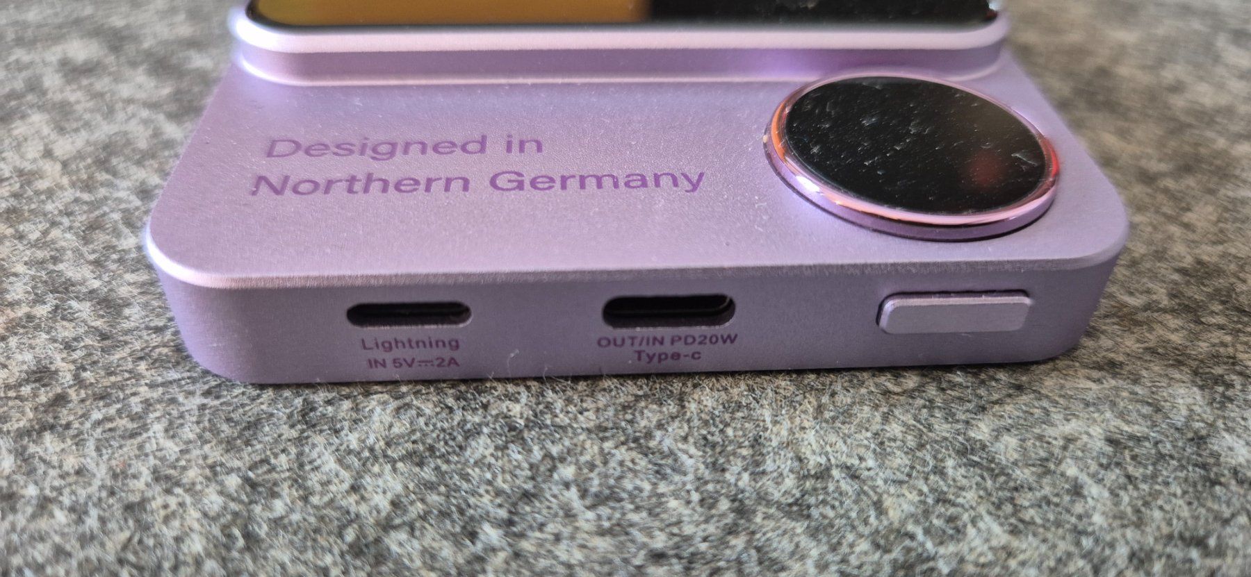 Caricabatterie: A'DAR Powerbank 5000mAh mit Induktion QI Laden – Usato da Dietikon venduto da dorum 4