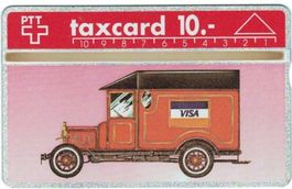 Taxcard 108E_22772 VISA 10 Fr, rot 600 Ex ungebr. (K-91/59F)