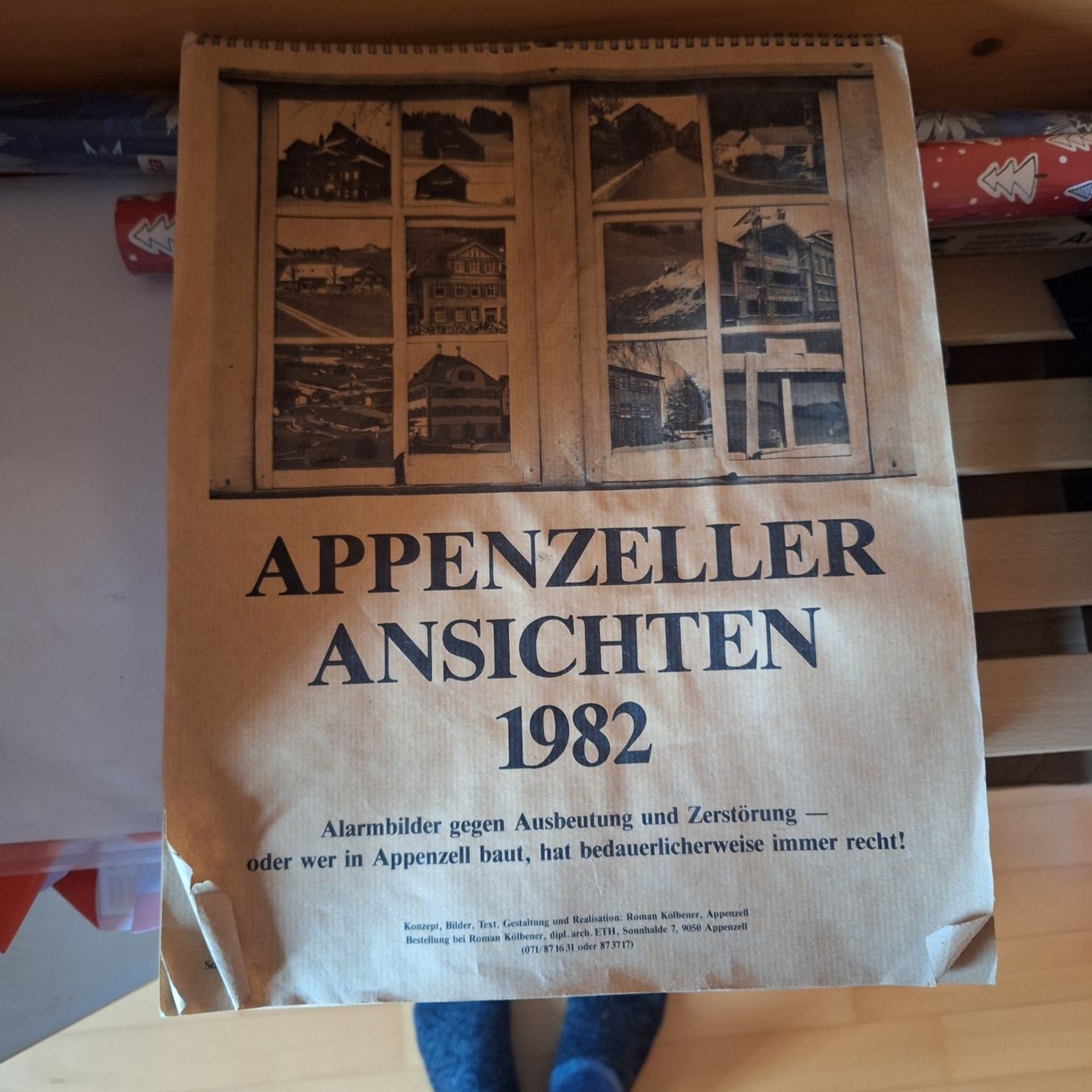 Calendari: Appenzeller Wandkalender 1982 – Usato da Appenzell-Steinegg venduto da lichs