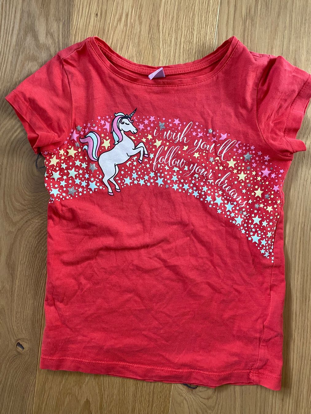 Blusen, T-Shirts & Tops: Dopodopo Einhorn T-Shirt Gr. 116 – Gebraucht aus Trachslau von M_Schmid81