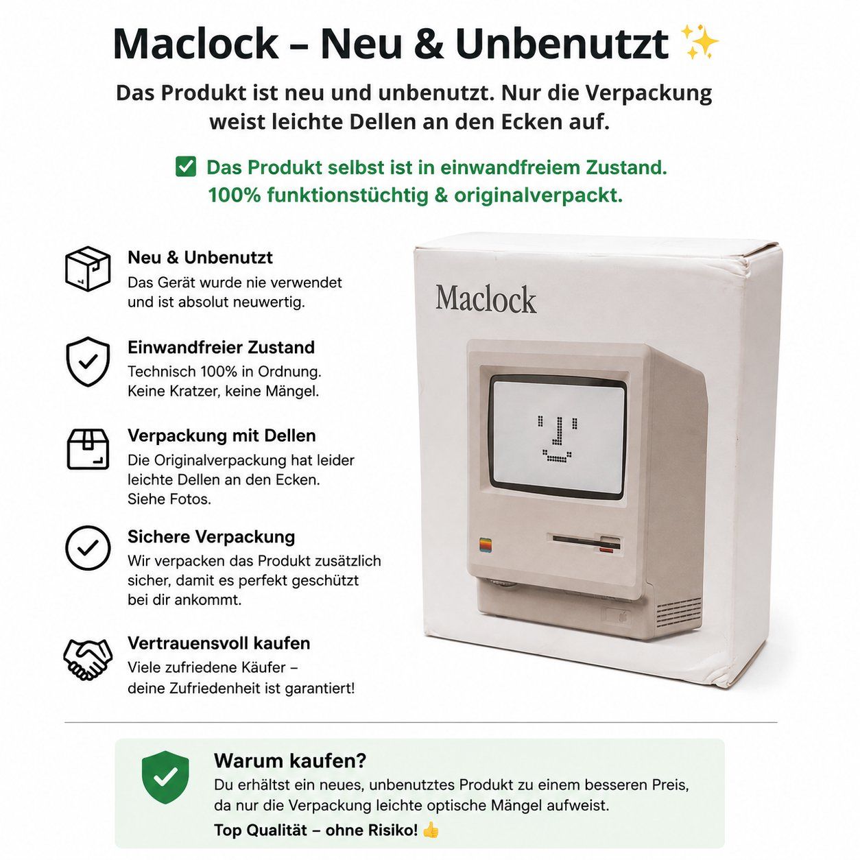 Orologi da terra & Orologi da parete: Maclock – Neu & Unbenutzt – Nuovo (secondo la descrizione) da Winterthur venduto da Kalenite 2
