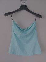 Bandeau-Top / trägerloses Top Gr. S in mintgrün/türkis