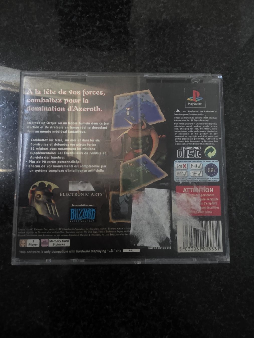 Giochi: Warcraft 2 PS1 – Usato da Chavornay venduto da Crash37 1