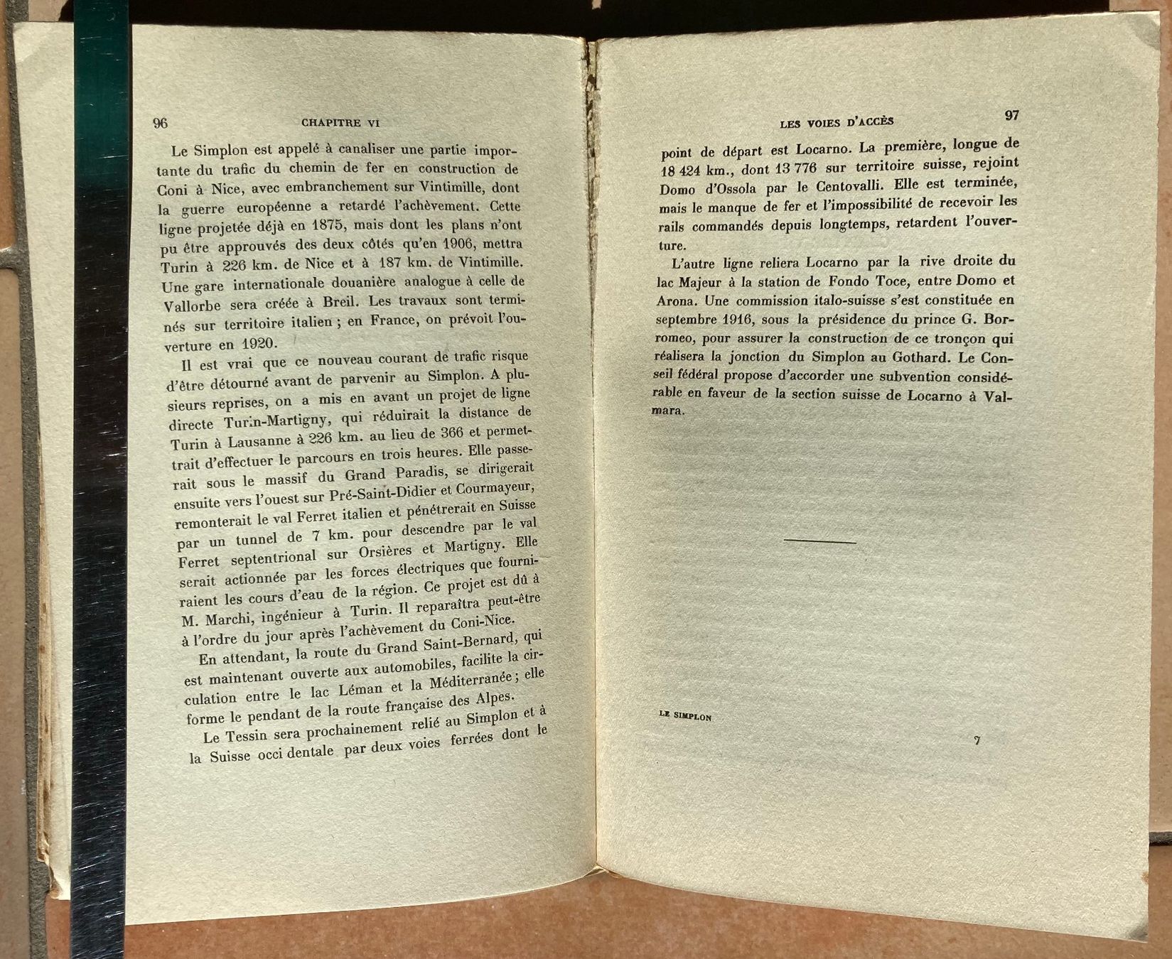 Libri: Histoire du Chemin de fer du Simplon - 1920 – Usato da Versoix venduto da Decapod 5