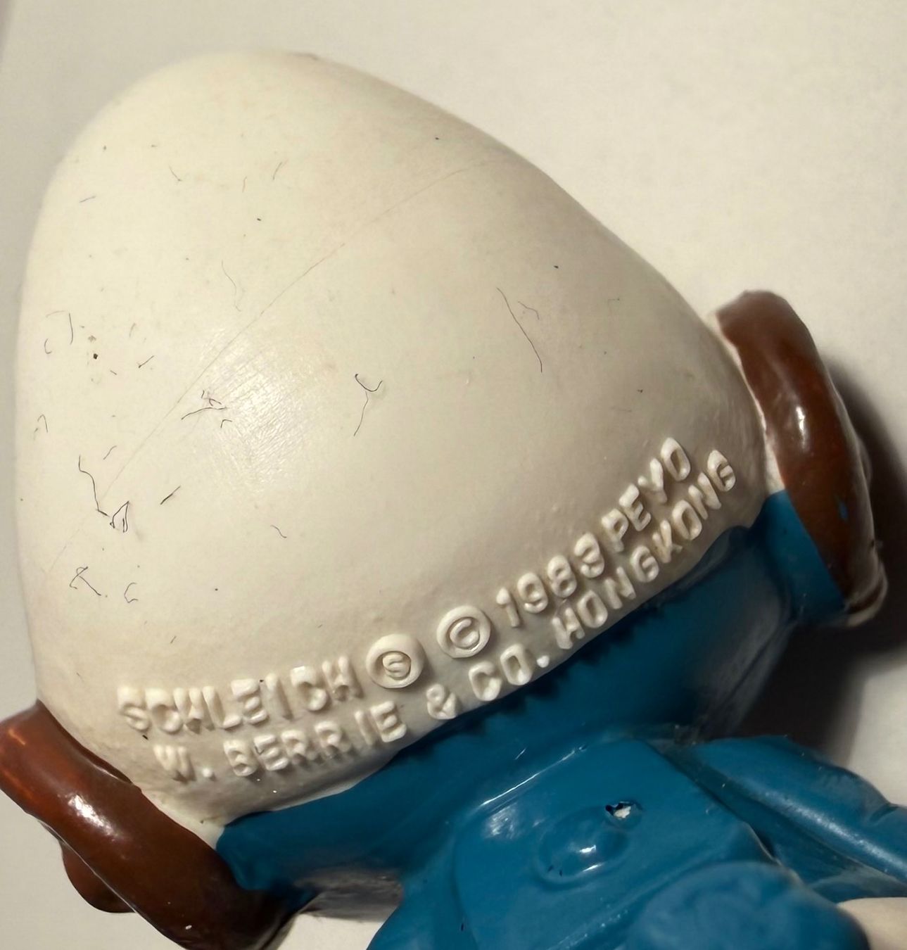 Schleich Figurines: Clockwork Smurf / Roboter-Schlumpf - ©1983 Peyo – D'occasion à Altdorf UR par Mini037 4