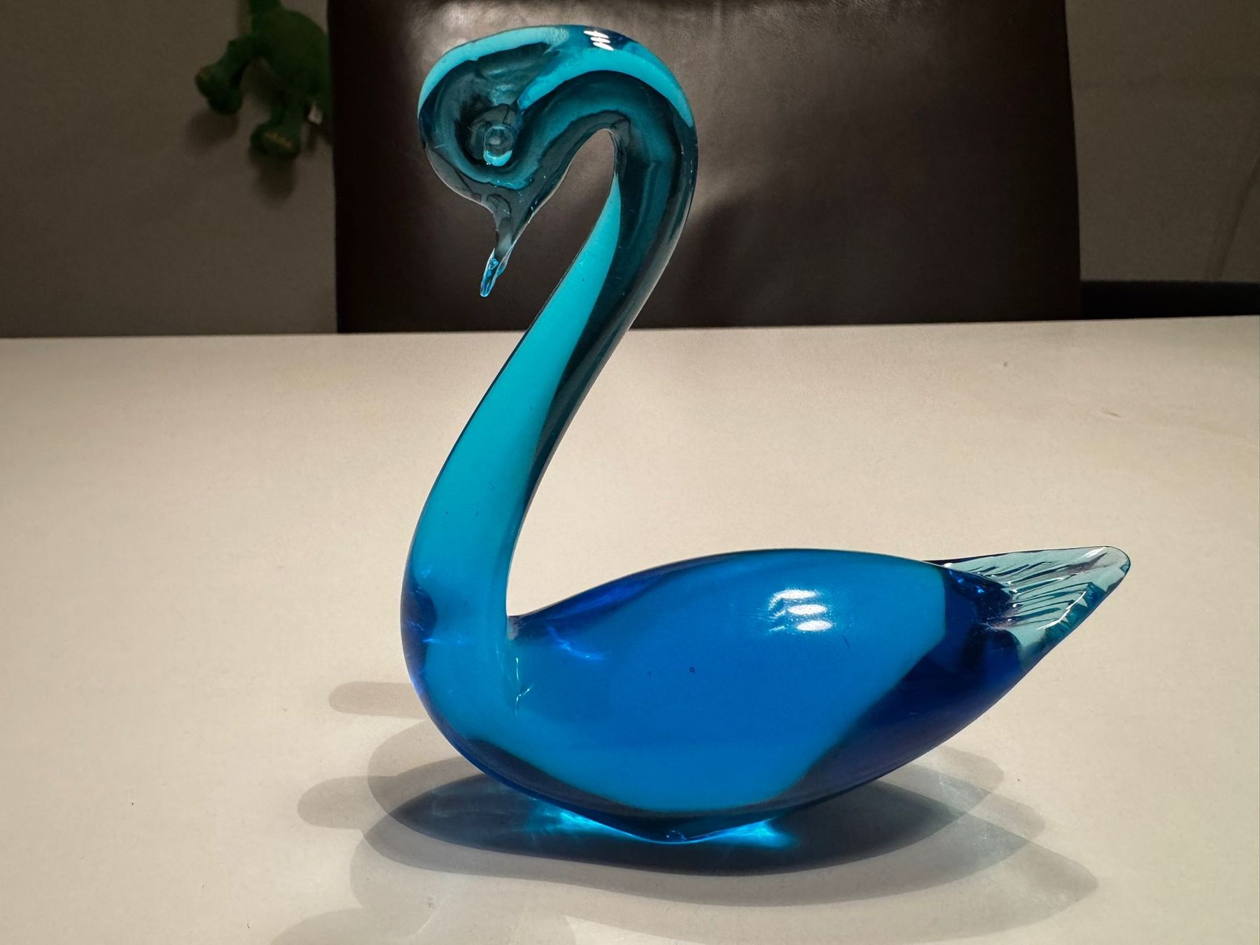 Figurines: Blauer Schwan/Glas, Eneryda Schweden – D'occasion à Egg b. Zürich par Brocki_Insel_Egg