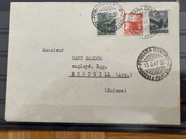 Brief Ferrara nach Hundwil, 1947