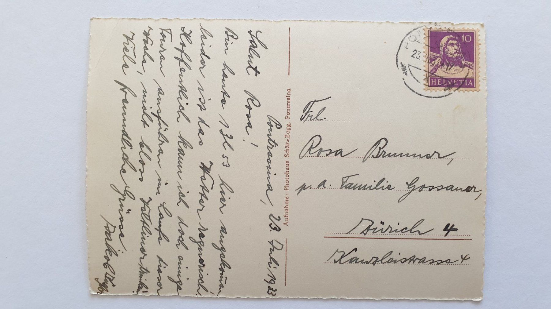Cartoline postali: Piz Languard. Oberengadin. Graubünden. – Usato da Goldach venduto da armando_r 1