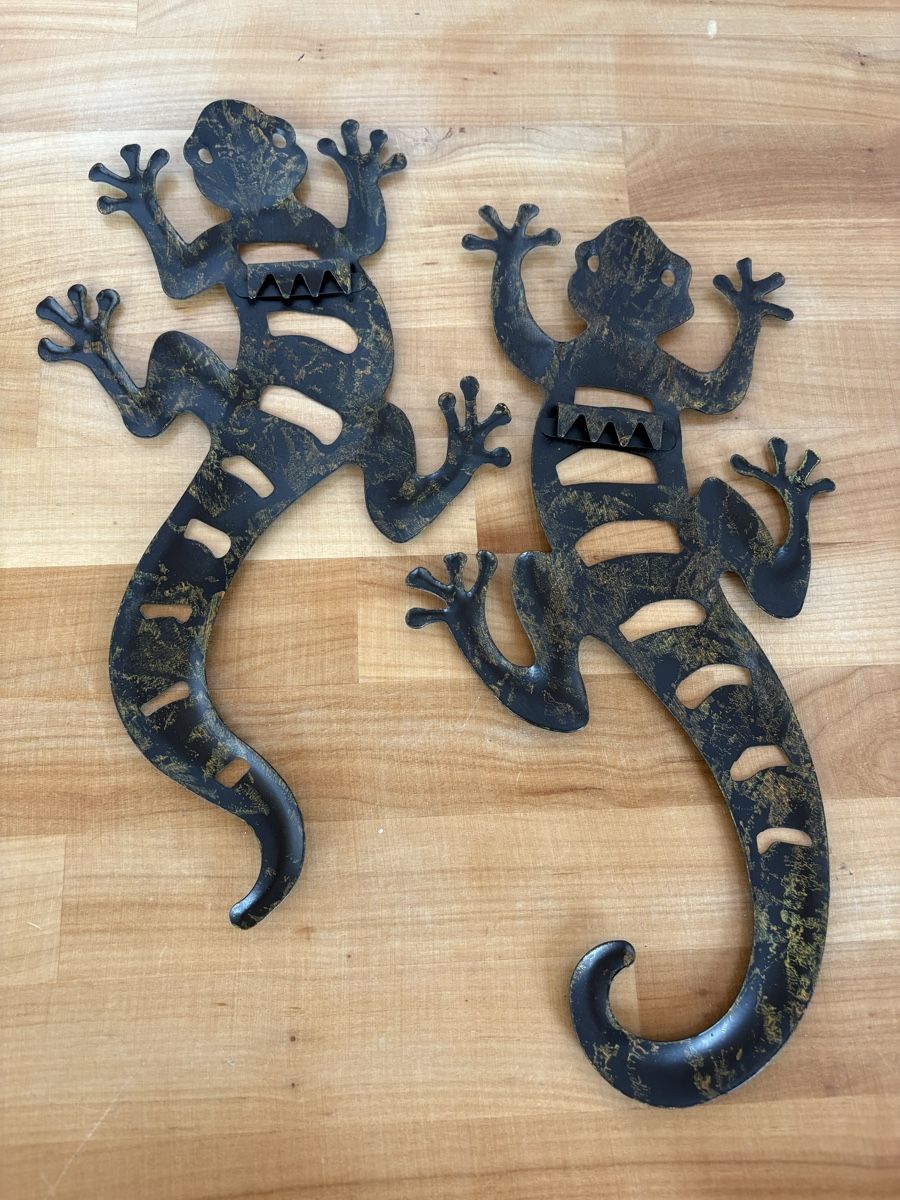 Tutte le decorazioni: Gecko Dekoration aus Metall – Nuovo (secondo la descrizione) da Rümlang venduto da SchumBru10 1