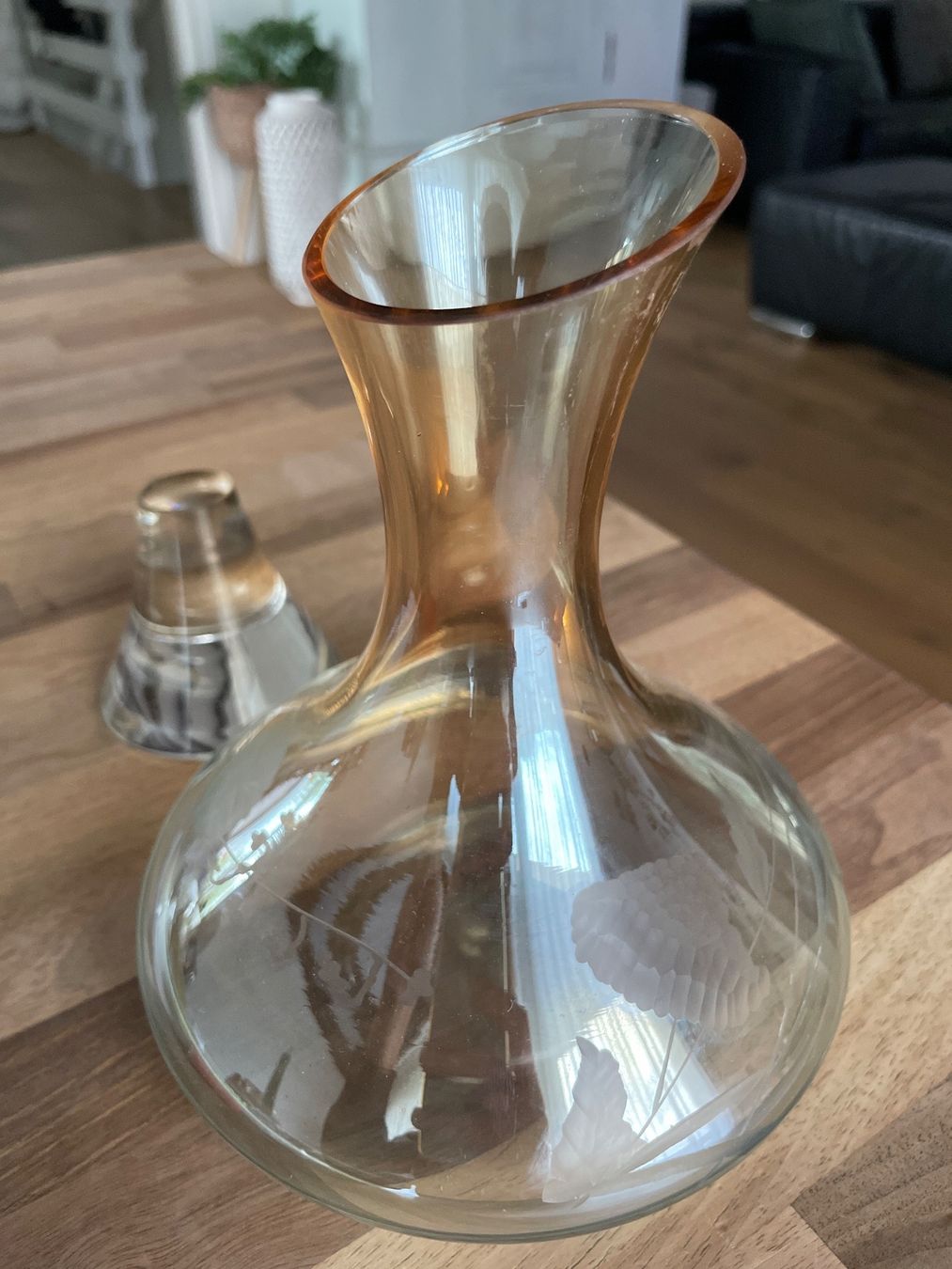 Karaffen: schöne Glaskaraffe Balestri Kristallglas Vintage – Gebraucht aus Flawil von Mito97 2