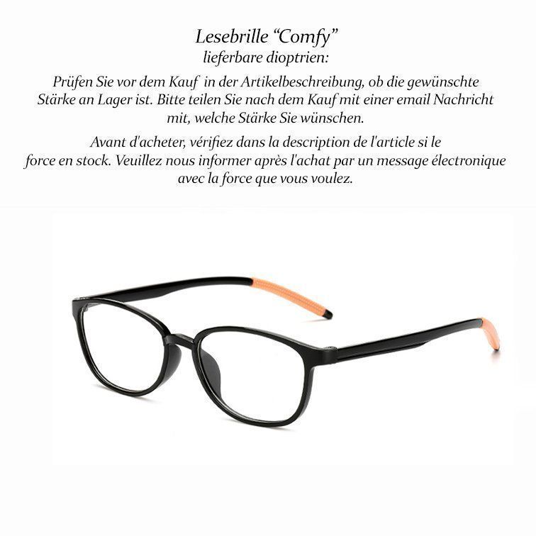 Occhiali & Lenti: Lesebrille Comfy +1.0 +1.5 +2.0 +2.5 +3.0 +3.5 – Nuovo e nell'imballaggio originale da Pfäffikon SZ venduto da ANNAPURNA8091