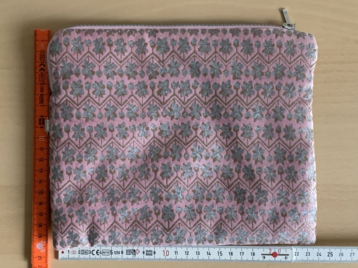Taschen für Damen: Pochette rose et argentée, style bohème chic – Neu (gemäss Beschreibung) aus Lausanne von Xiaoxi 1