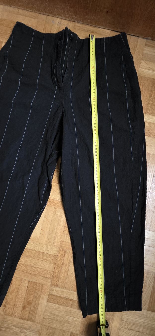 Pantaloni: pantalon 3/4 noir rayures – Usato da Yverdon-les-Bains venduto da van_dq65 2