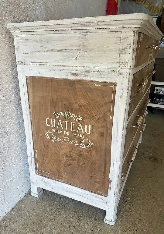 Kommoden: Restaurierte Kommode Shabby Vintage - Nussholz – Gebraucht aus Bärau von JeJeG 3