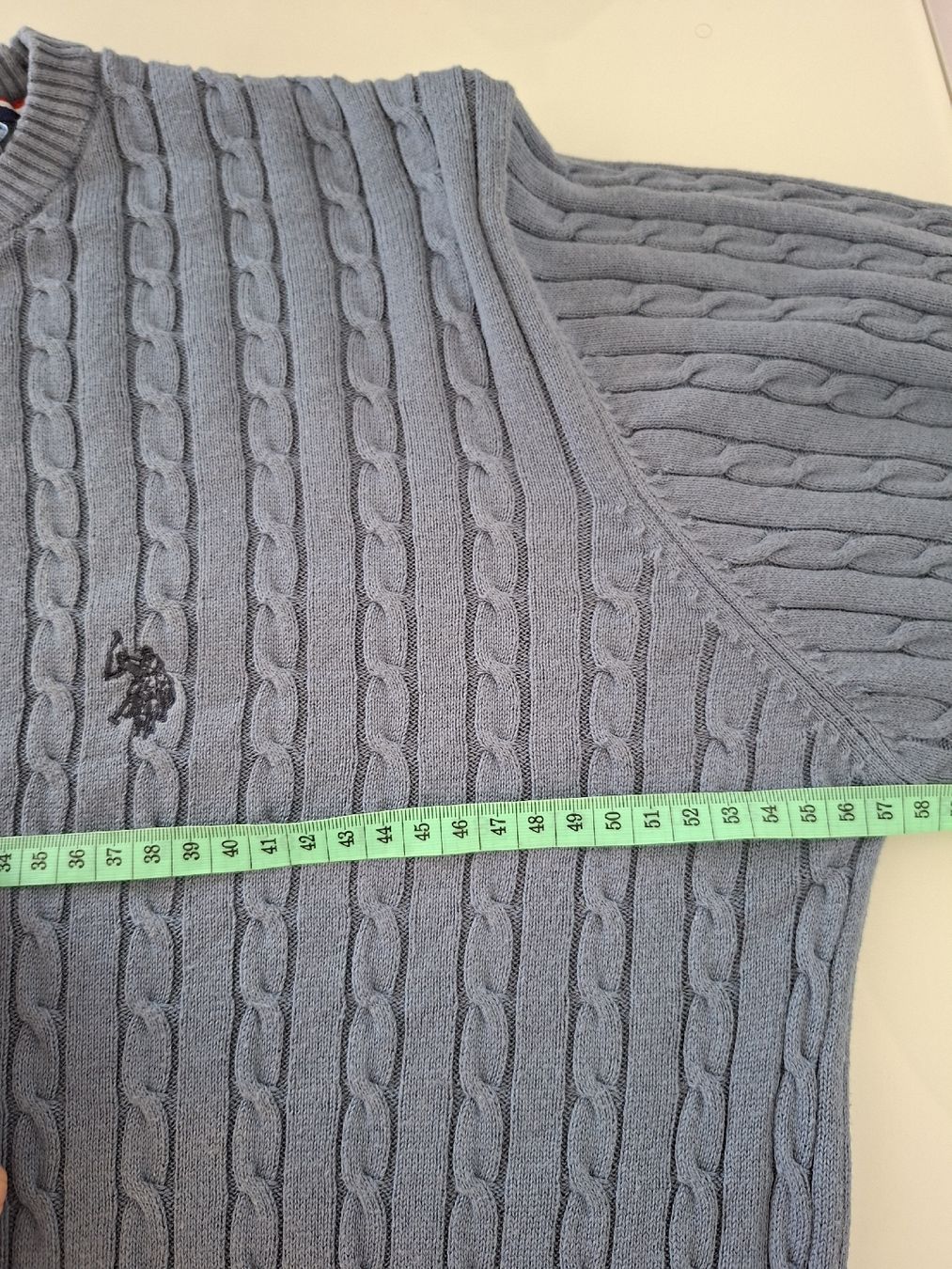 Maglioni & Felpe: Pull sans manches gris bleu en maille torsadee, col rond – Usato da Renens VD venduto da ser_j2fn 3