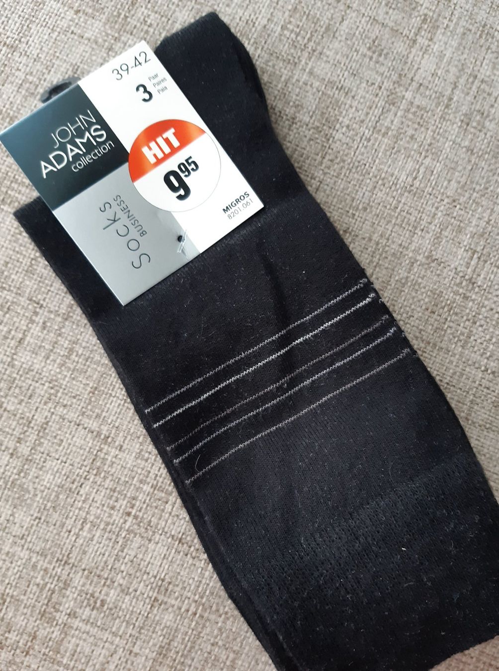 Migros Calze: 3 Paar Socken MIGROS - 39-42 – Nuovo e nell'imballaggio originale da Zürich venduto da tobiasscheid