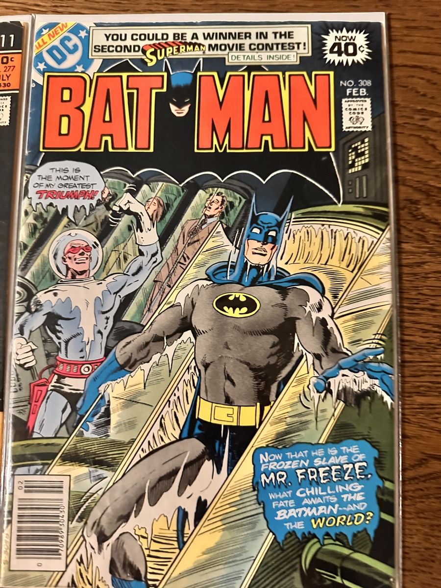 Fumetti: Batman Comics 255, 256, 277, 308  – Usato da Gattikon venduto da 386ComicEmpire 3