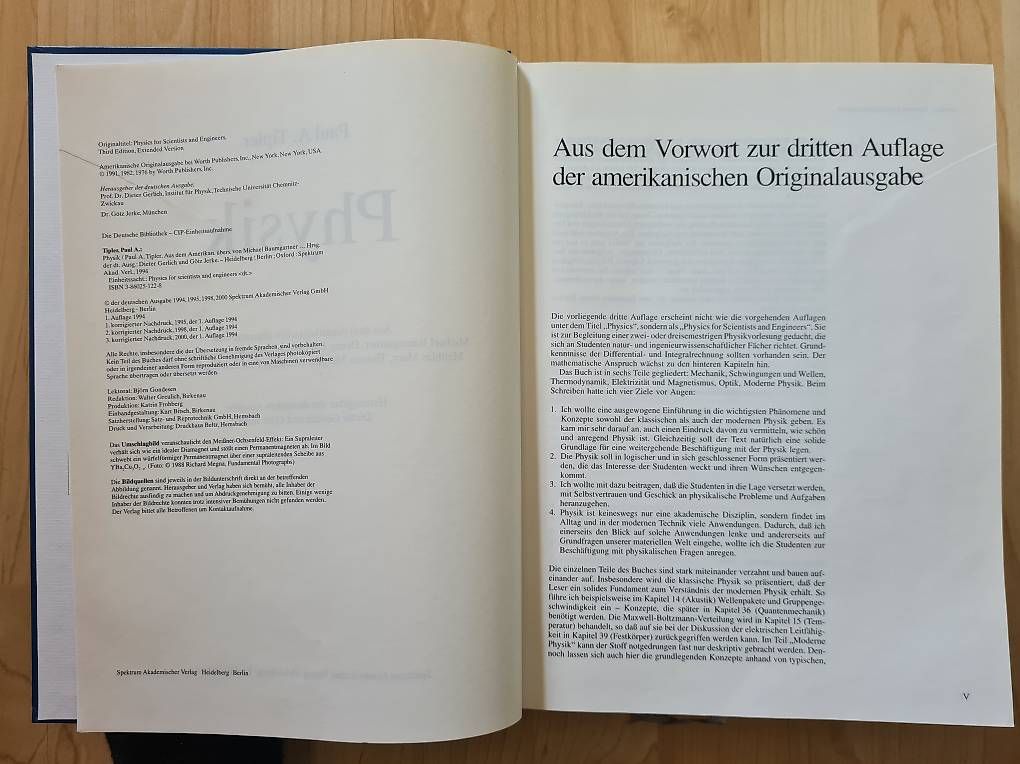 Livres: Physikbuch Paul A. Tipler – D'occasion à Wolfwil par Oli0 3