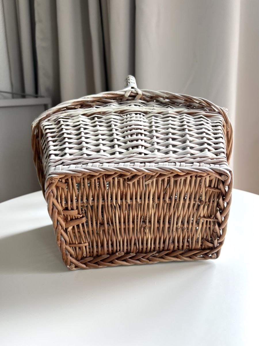 Altro per la casa: Vintage-Picknickkorb - Weiss gestrichen – Usato da Uerikon venduto da Saffagirl 2