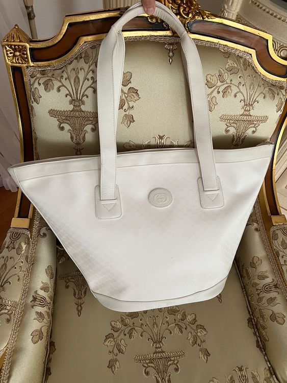 Preloved Vintageline x Molly&My  - Gucci Shopper – Stof & Kalveskind    - Logo