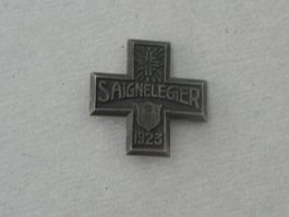 Abzeichen Brosche Medaille Saignelégier Jura JU 1923 Sport