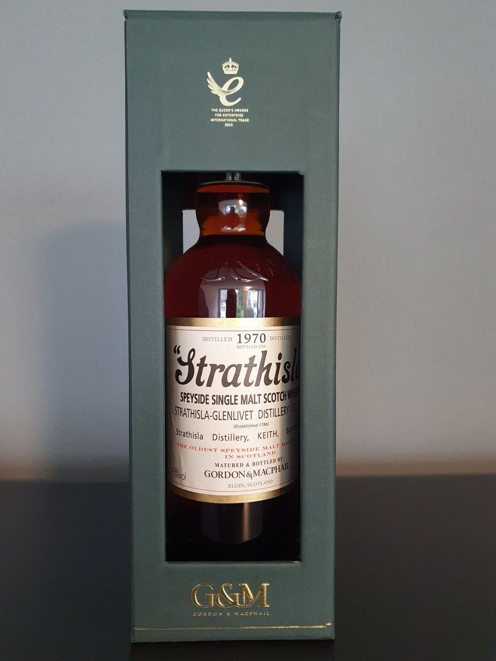 Strathisla Spirituosen: Strathisla 1970, Gordon & MacPhail, 43 Jahre – Neu und originalverpackt aus Döttingen von tho_dq6x 5