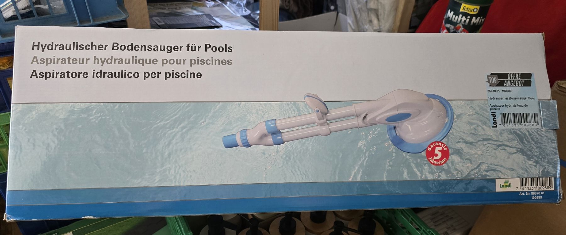 Tutte le macchine: Hydraulischer Bodensauger für den Pool  – Nuovo e nell'imballaggio originale da Dussnang venduto da Priska2285