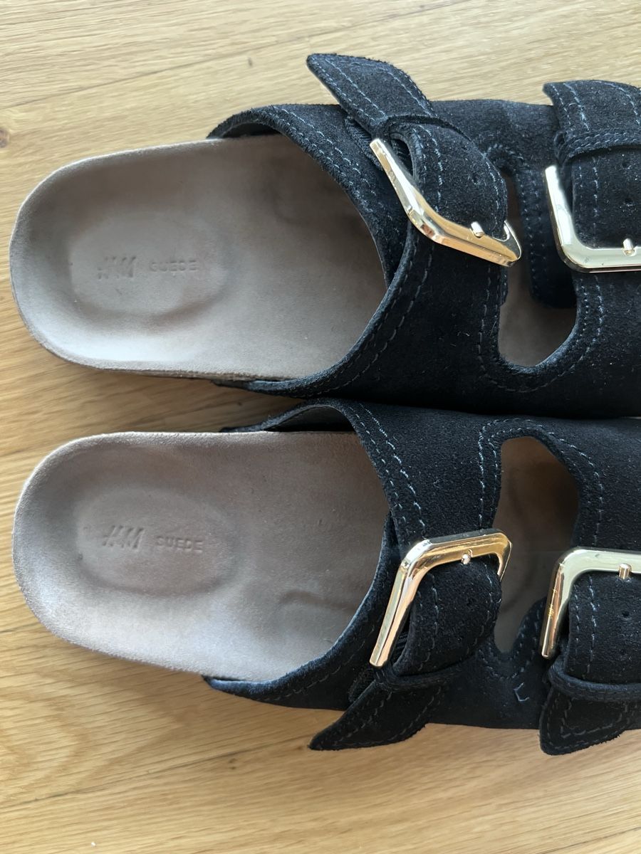 H&M Scarpe da donna: Sandalen aus Veloursleder 37 H&M – Nuovo (secondo la descrizione) da Neuhaus SG venduto da bernike 2