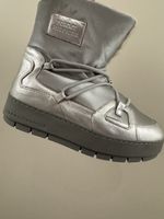 TOMMY HILFIGER SCHNEESCHUHE ESSENTIAL SILBER GRAU 37