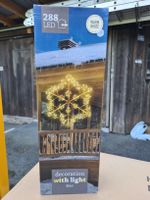 LED Schneeflocke 80 cm 288 Lichter warmweiss neu OVP