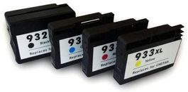 4 Tintenpatronen kompatibel für HP Offic