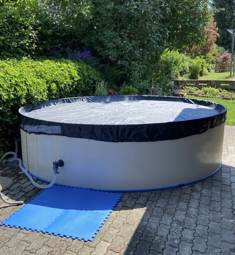 Bestway Piscine: Poll mit Leiter, Pumpe und Abdeckblache – Nuovo (secondo la descrizione) da Schlosswil venduto da Marcibello