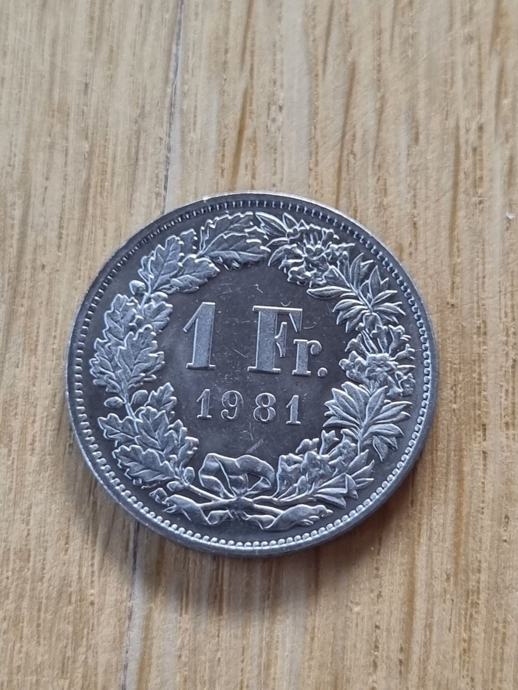 Alle Münzen: 1 Franken 1981 TOP - Hoher Kat.! – Neu (gemäss Beschreibung) aus Mels von Goldenfalcon