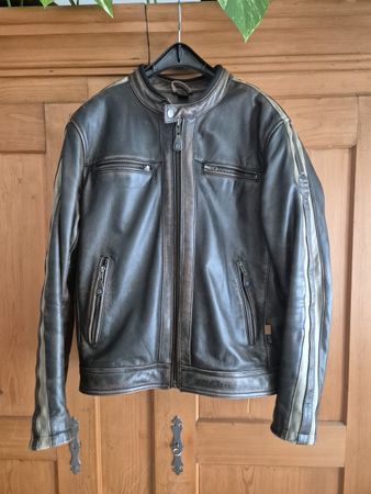 Motorradjacke Richa, Leder, braun, Grösse 52, gebraucht