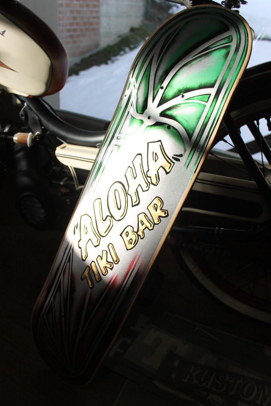 Skateboards: ALOHA TIKI Skateboard  Deck, Unikat, Handmade – Usato da Willisau venduto da Pzm81 7