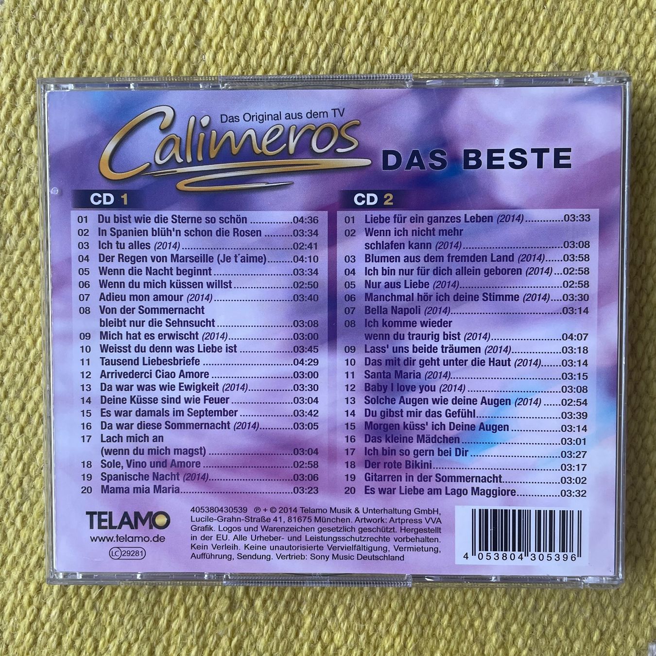 CD: CALIMEROS-2CD DAS BESTE – Usato da Rorschacherberg venduto da CD-Roli 1