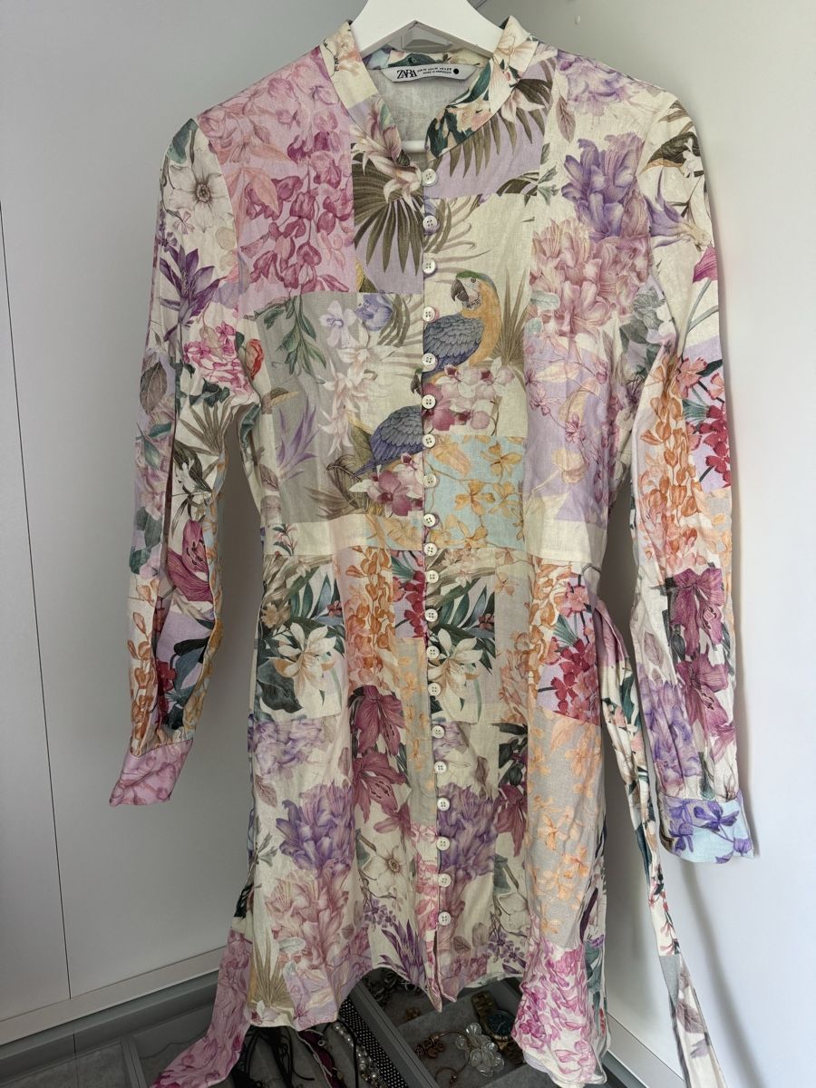 Zara Vestiti: ZARA Kleid patchwork floral Sommer Grösse M  – Usato da Zürich venduto da kat_t9m9 4