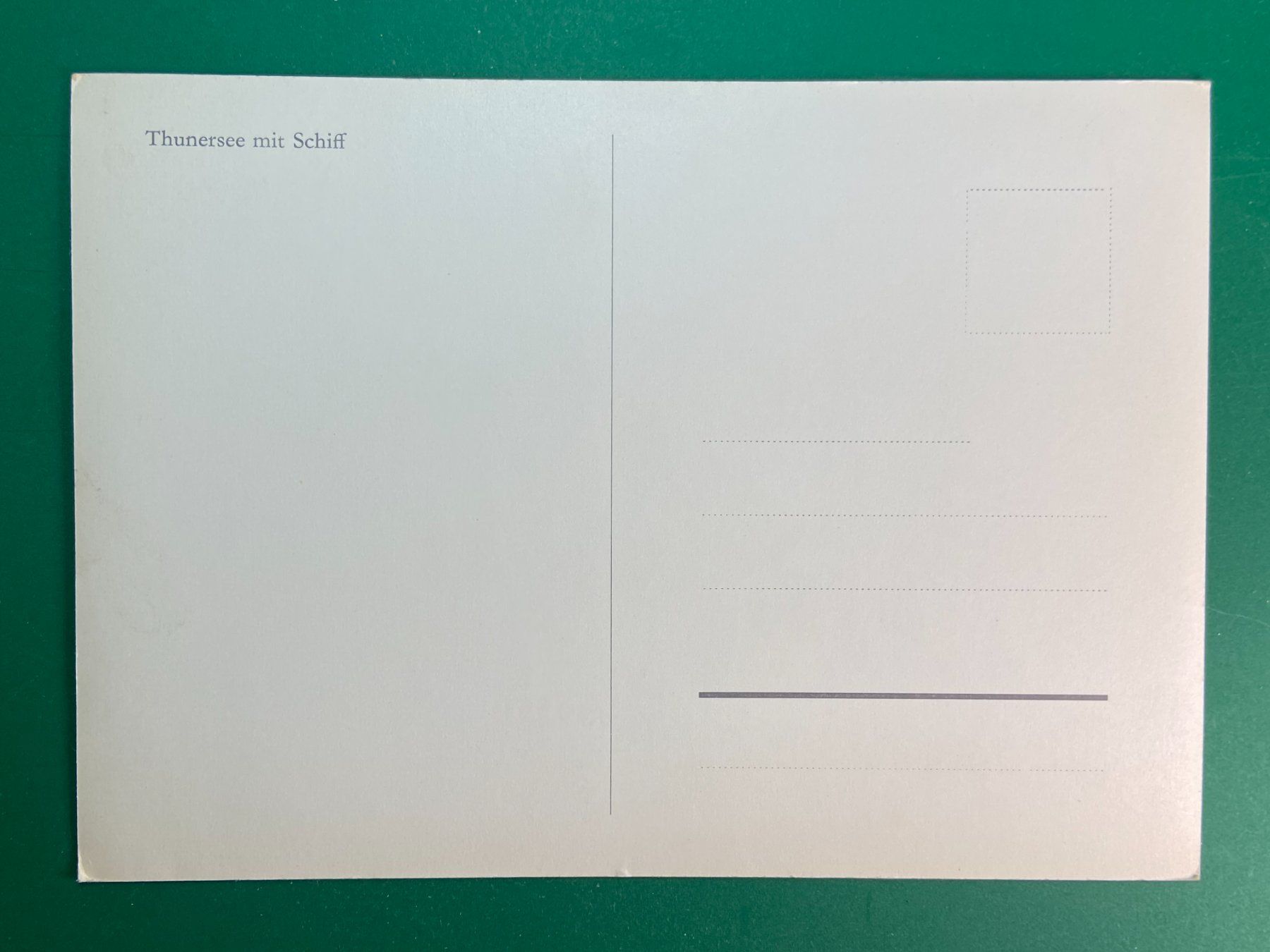 Cartoline postali: Thunersee mit Schiff Beatus – Usato da Steg VS venduto da danwer74 1